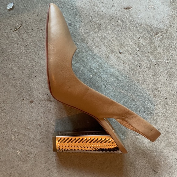 Coach sling back block heel - Picture 3 of 4